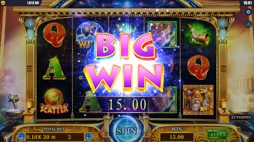 Wrath of Thor slot game